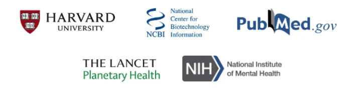 Publications cited for ingredient research: Harvard University, NCBI, PubMed, The Lancet Planetary Health and the National Institutes of Health
