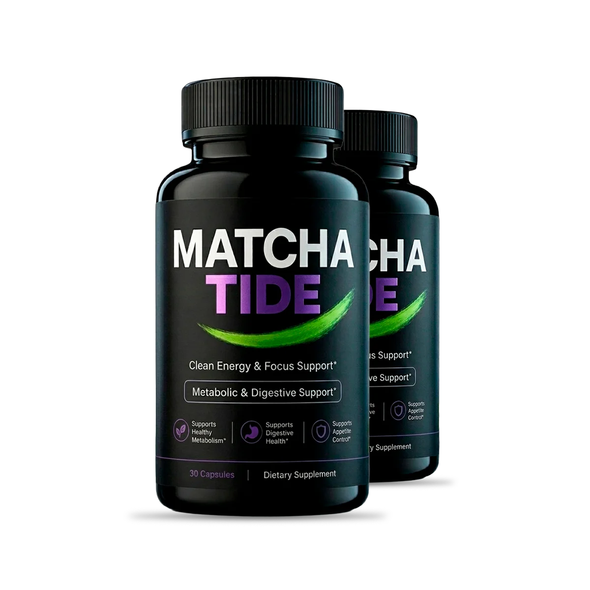 Why choose MatchaTide: vegetarian capsules, 30 per bottle, made in a GMP facility